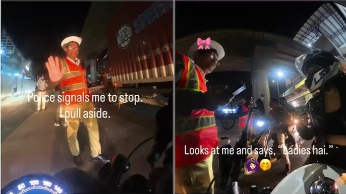 bengaluru-woman-biker-traffic-stop-video-goes-viral-instagram