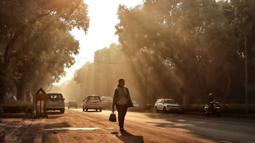 दिल्ली में तापमान 31.6 डिग्री दर्ज किया गया. (File photo: PTI)