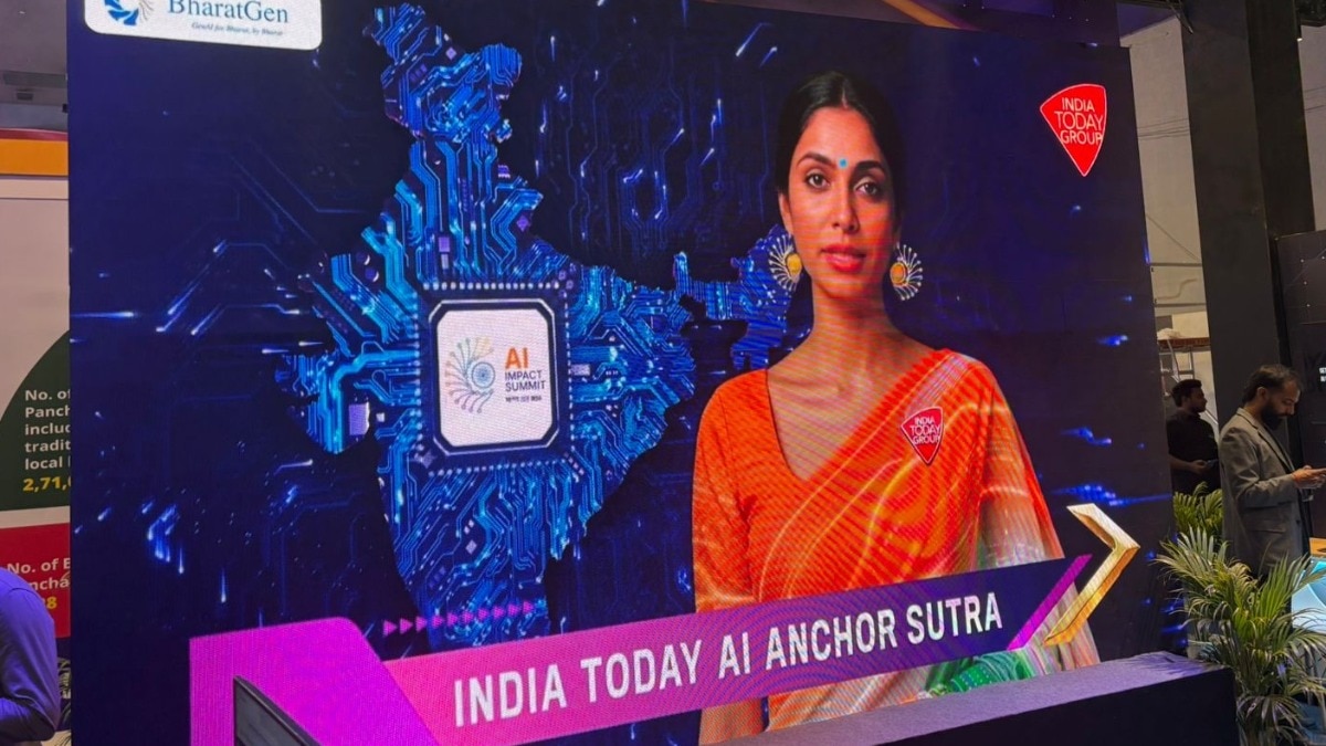 India today ai anchor sutra