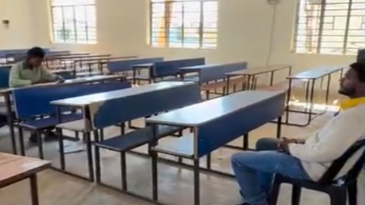 एक परीक्षार्थी के लिए पूरा सिस्टम तैनात हो गया. (Photo: ITG)