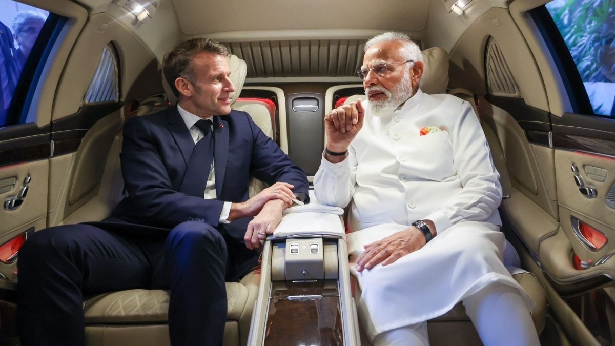 PM Modi Emmanuel Macron