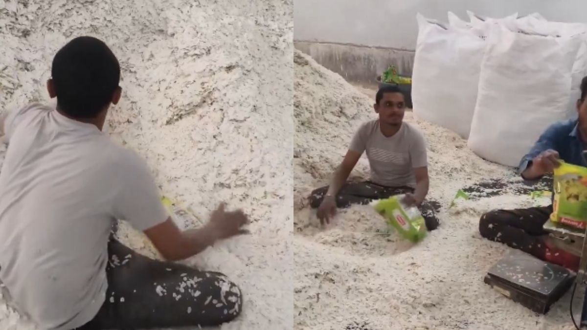 फैक्टरी में पोहा पैक करते हुए वीडियो तेजी से वायरल हो रहा है. (Photo: x/@byomkesbakshy)