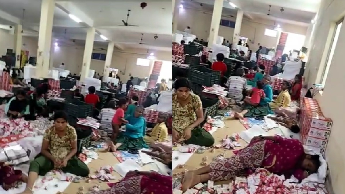 स्टील फैब्रिकेशन नहीं, अंदर चल रहा था... वीडियो में बच्चों से काम कराता दिखा संचालक