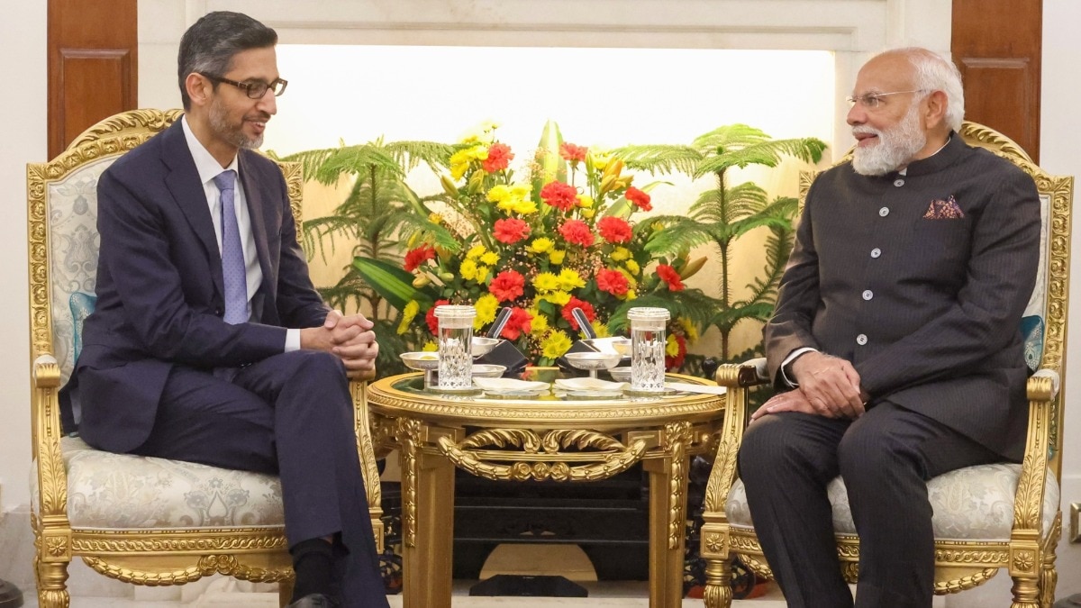 PM Modi, Google CEO Sundar Pichai