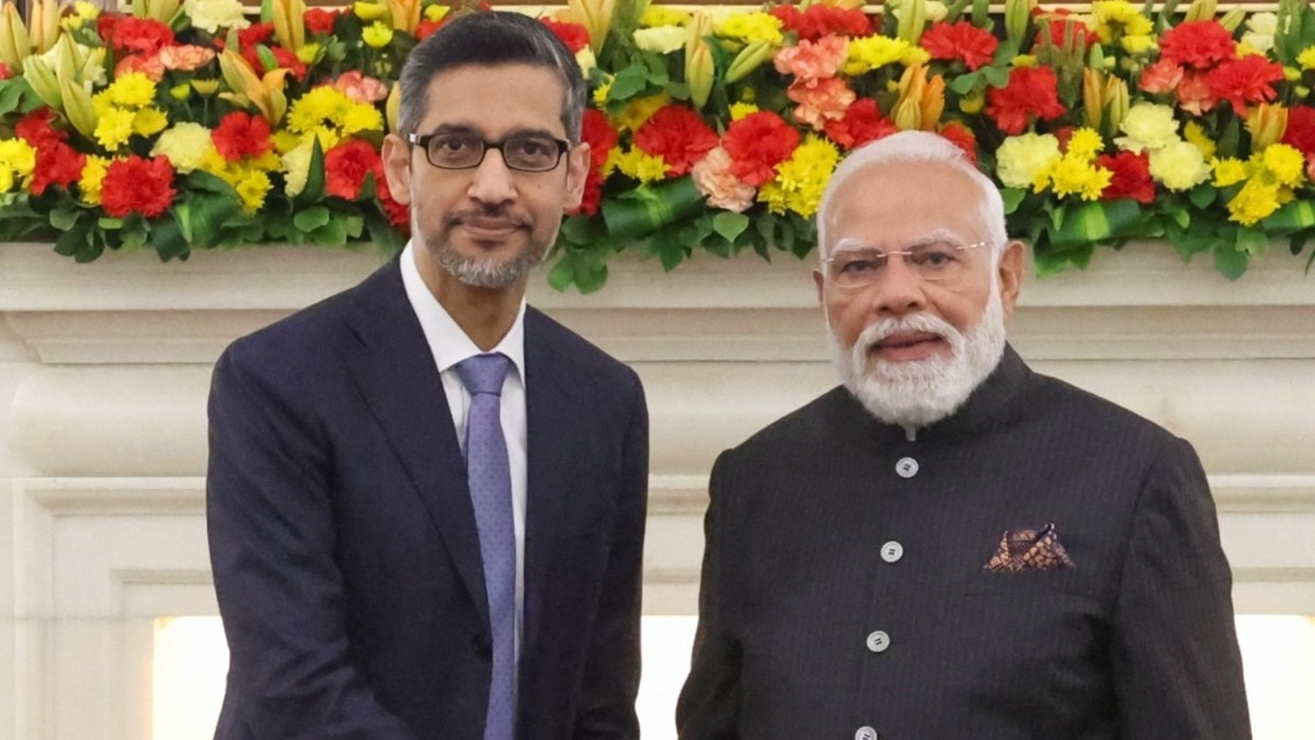 PM Modi, Sundar Pichai