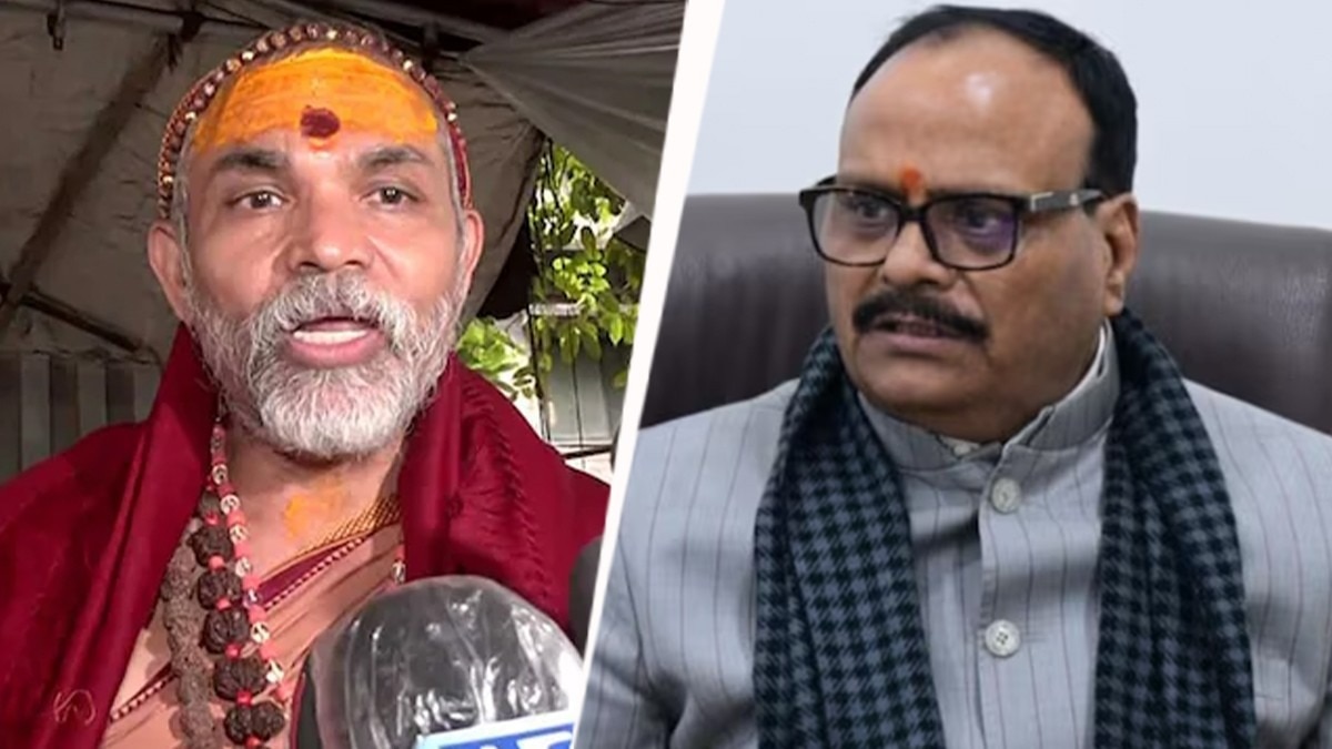 swami avimukteshwaranand supports brajesh pathak on prayagraj brahmin incident 