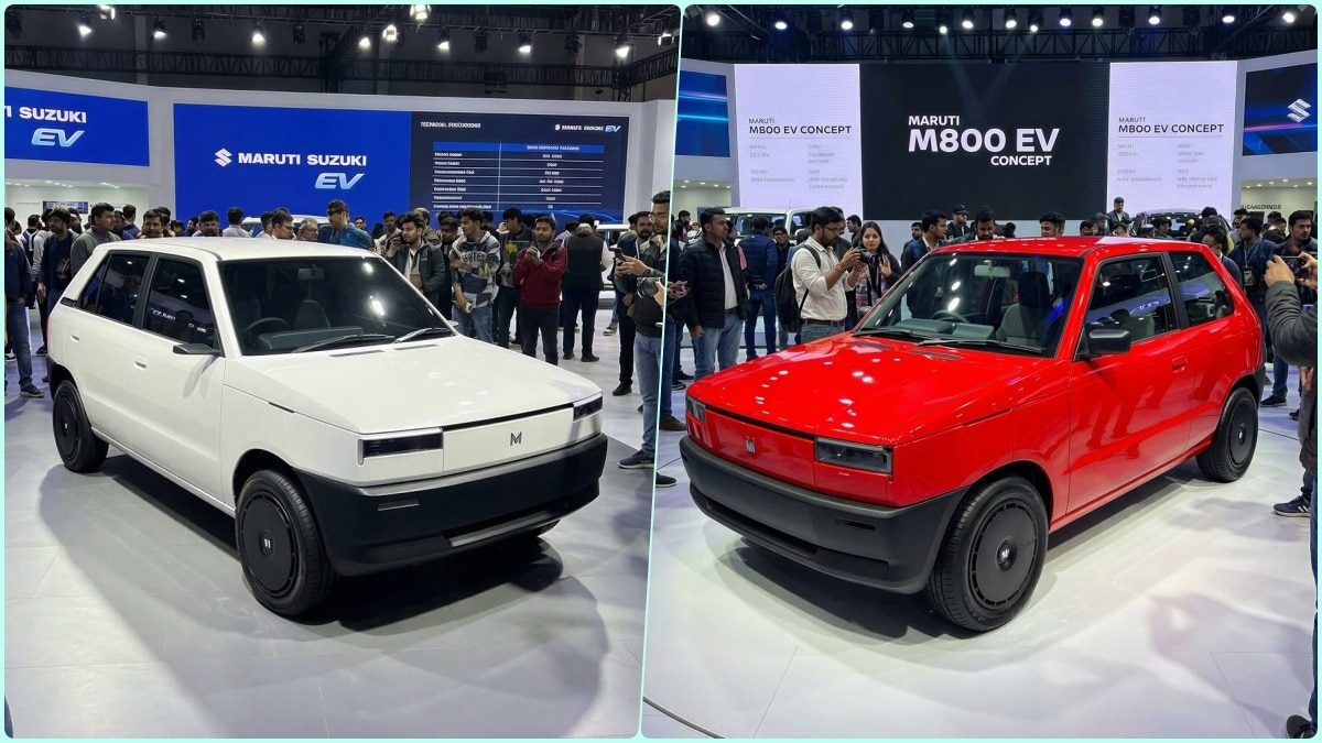 Maruti 800 EV के रेंडर तस्वीरों को एक डिजिटल आर्टिस्ट ने तैयार किया है. Photo: Insta/@rishavkumar_