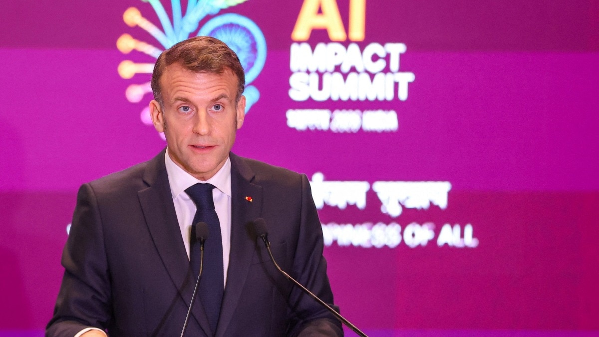 एआई समिट में इमैनुएल मैक्रों