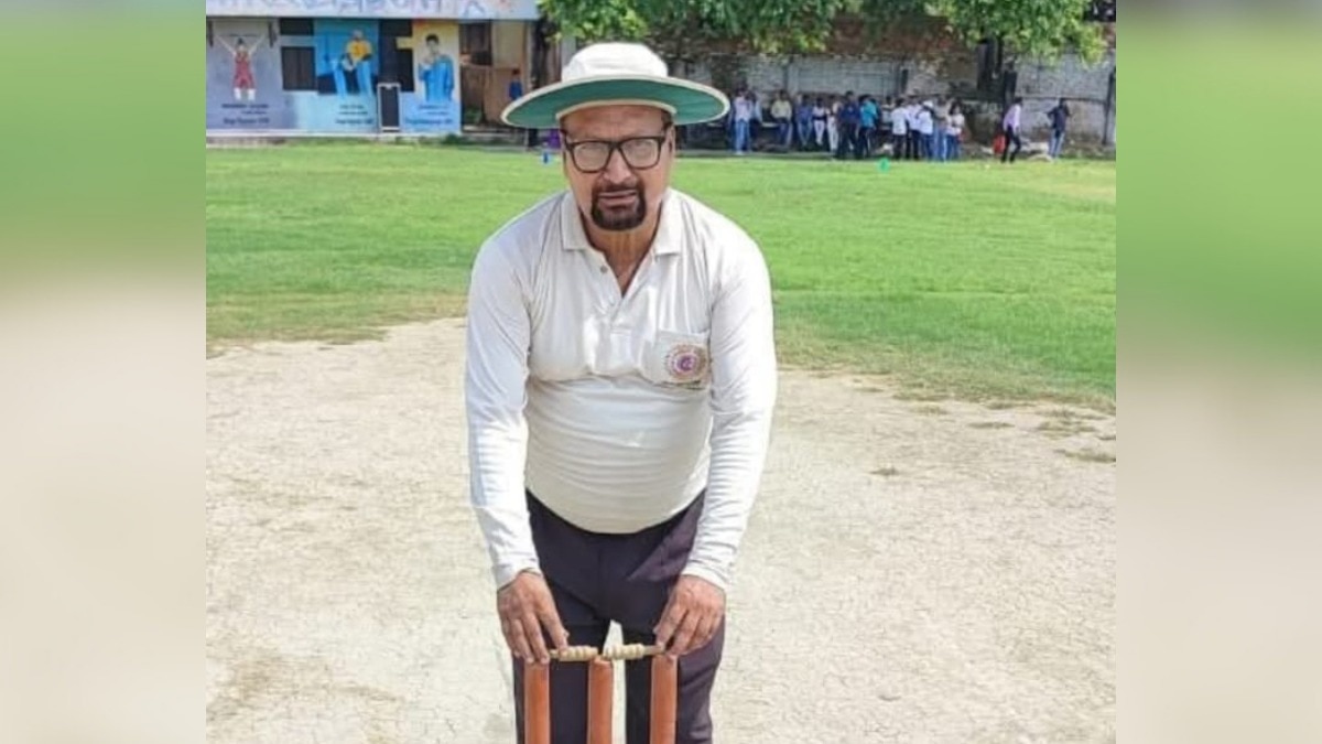 अंपायर मानिक गुप्ता.(Photo: Ranjay Singh/ITG)