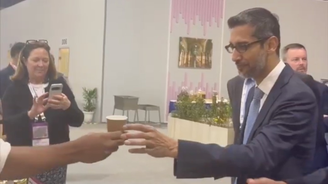 AI Impact Summit में सुंदर पिचाई ने चखी Bharat GI कॉफी