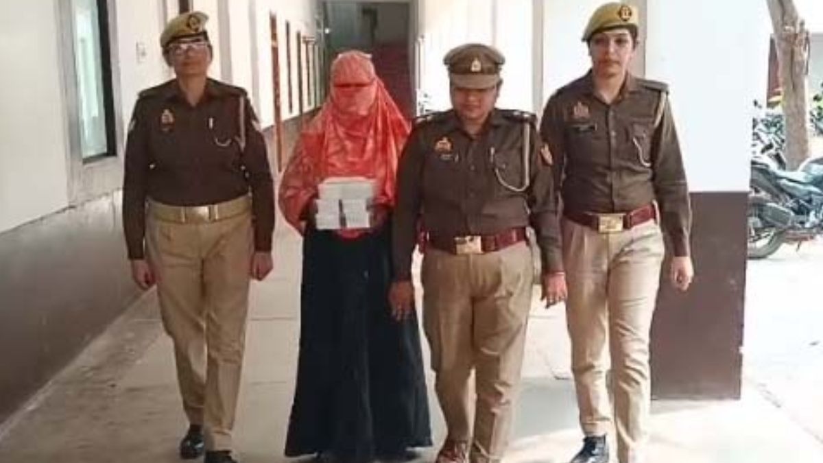 बुर्का पहनकर चोरी करने निकलती थी महिला. (Photo: ITG)