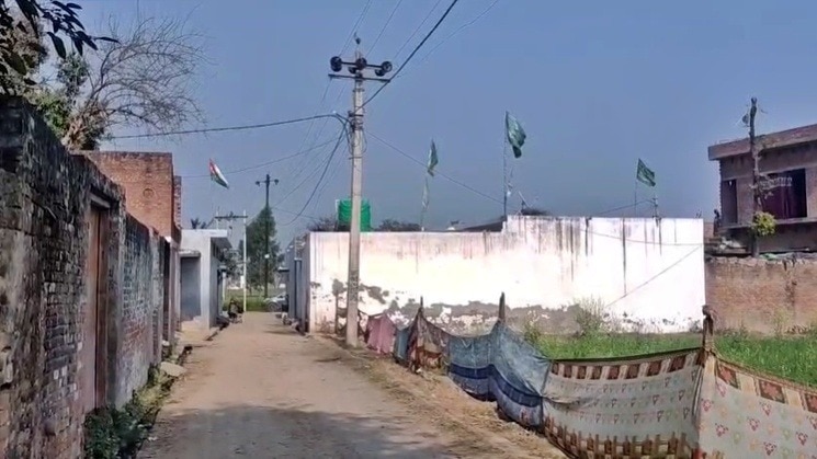 Mohammadganj village of Bareilly district (Photo- Screengrab)