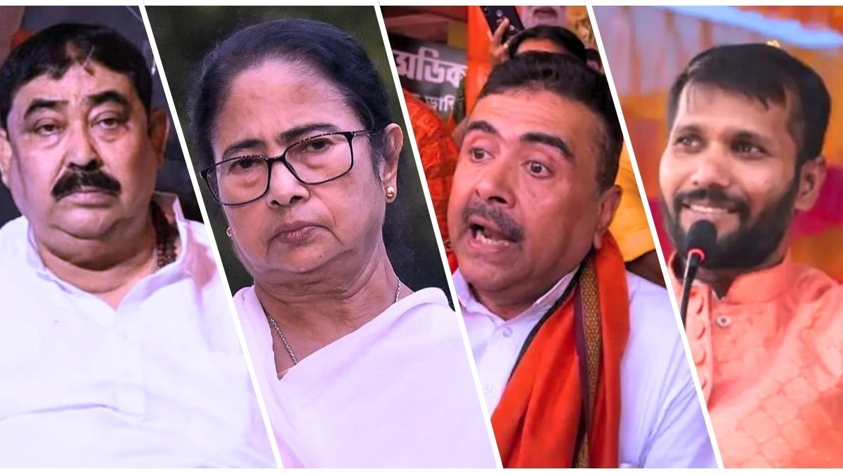 Anubrata Mandal, Mamata Banerjee, Shuvendu Adhikari, Ashok Dinda