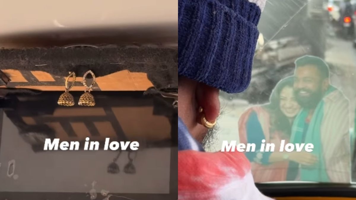  इसमें एक ऑटो-रिक्शा चालक (Photo: insta/@marilyn.sultana.akand)ने अपनी पत्नी के झमके को ऑटो में रखा है. 