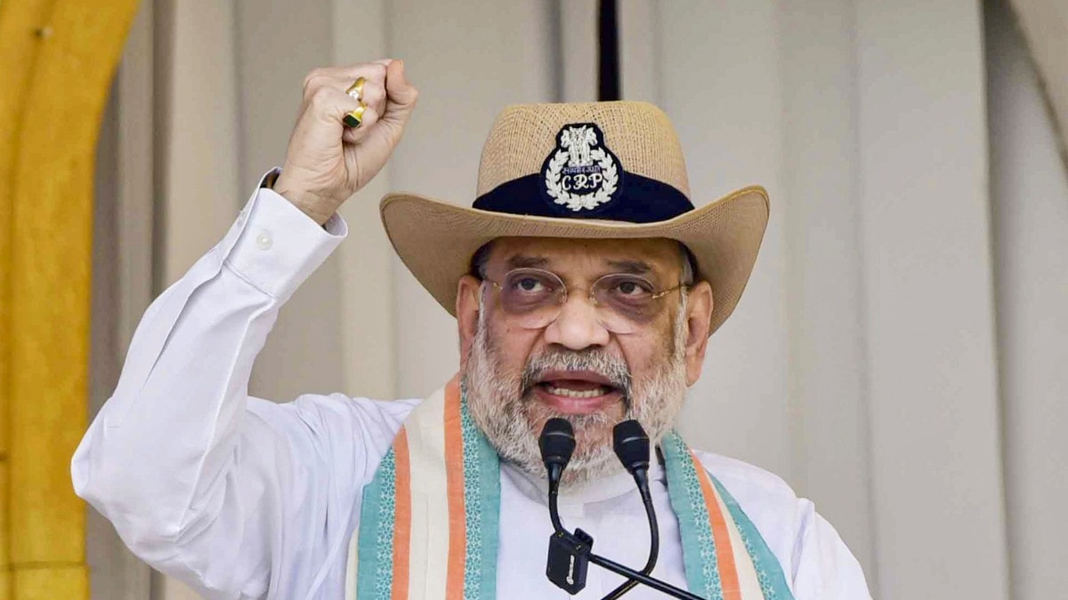 असम में पुलिस कैंपस शिलान्यास के बीच घुसपैठियों पर अमित शाह का सख्त बयान (Photo: PTI)