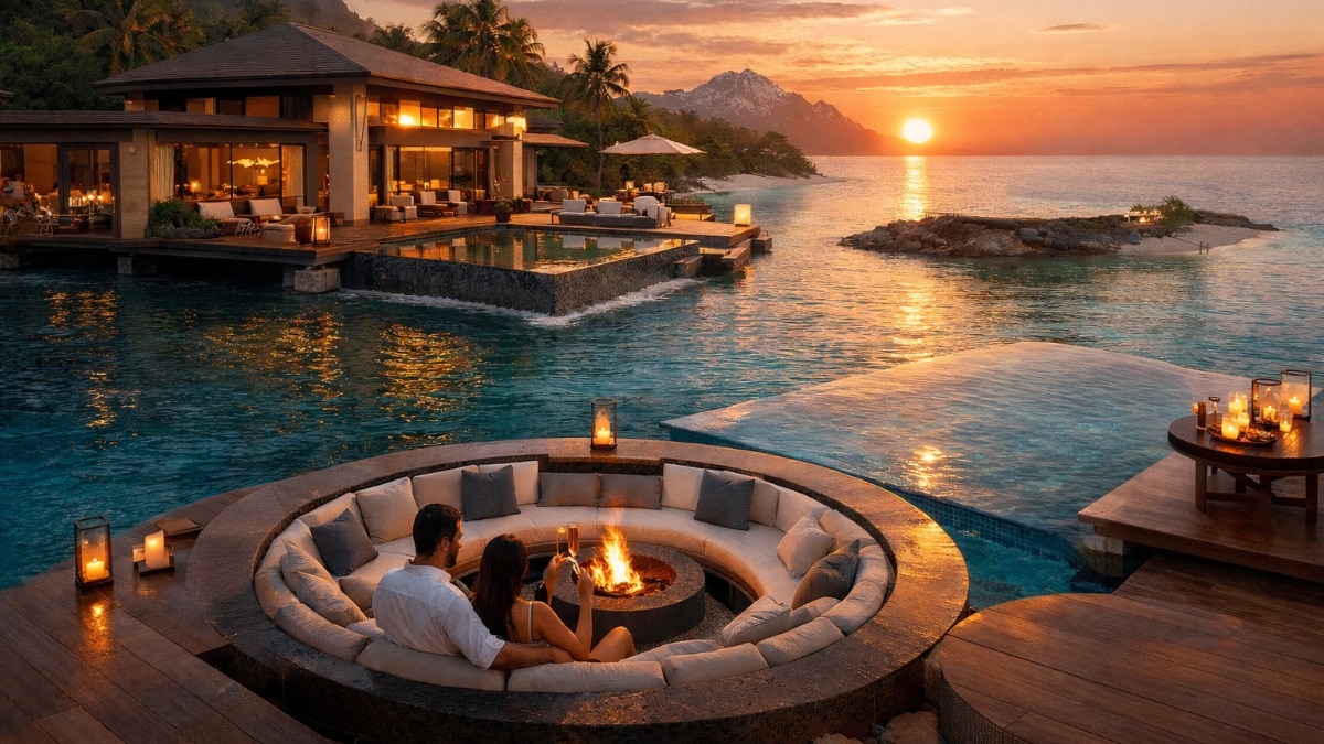 लग्ज़री ट्रैवल बाजार 2033 तक 190.53 लाख करोड़ पहुंचने का अनुमान है. (Photo: AI-generated)