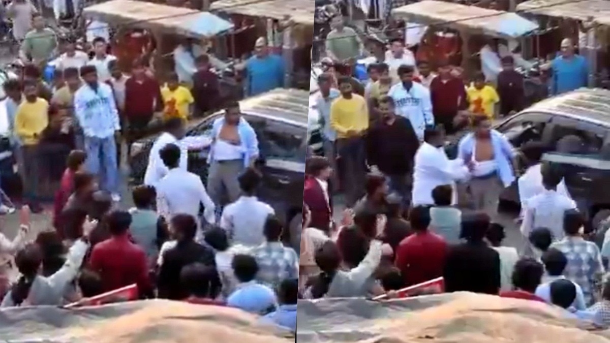 बुलंदशहर में फौजी की पिटाई के मामले में पुलिस एक्शन (Photo- Screengrab)