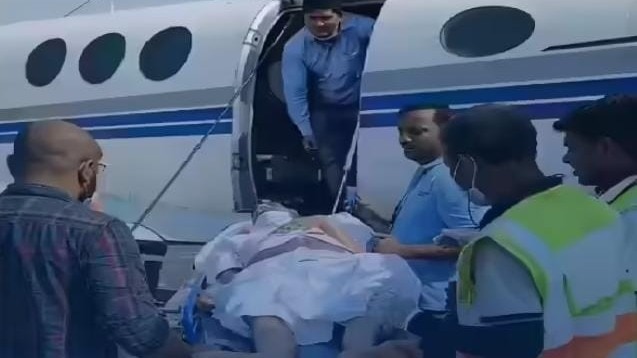 प्लेन क्रैश में दिल्ली लाए जा रहे मरीज की मौत (Photo: ITG)