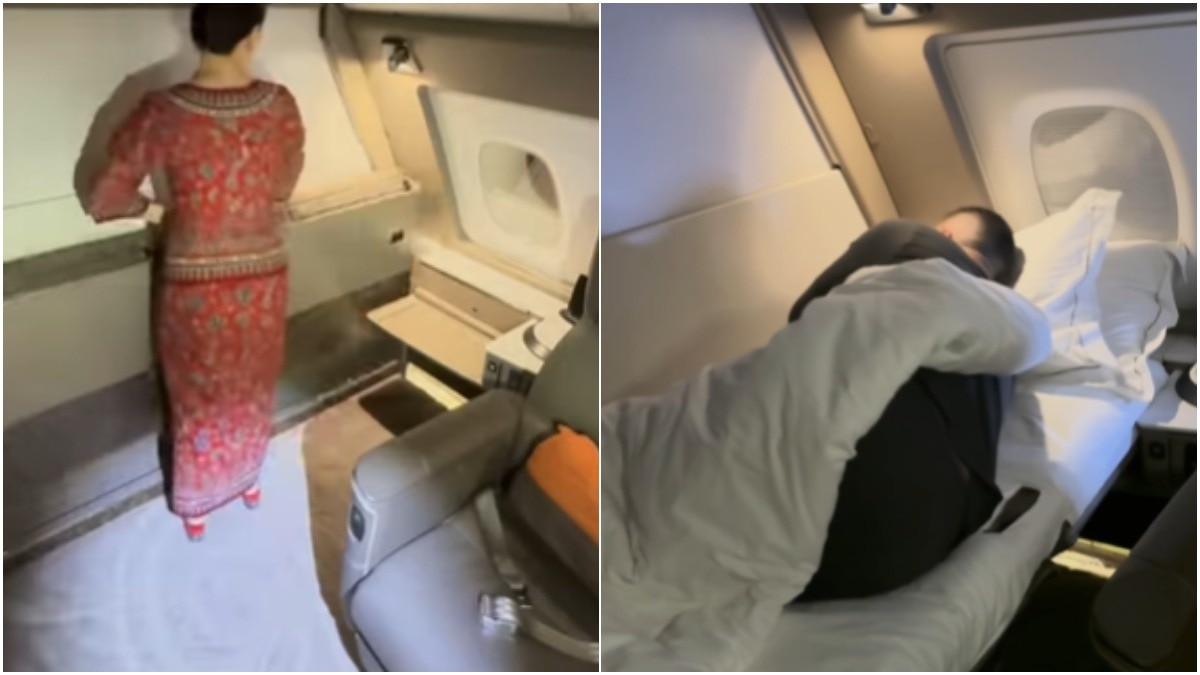 influencer spends 14000 first class