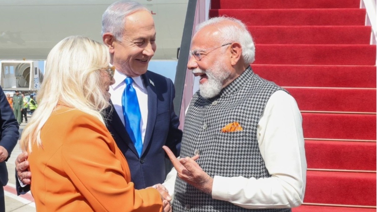 pakistani media on pm modi israel visit