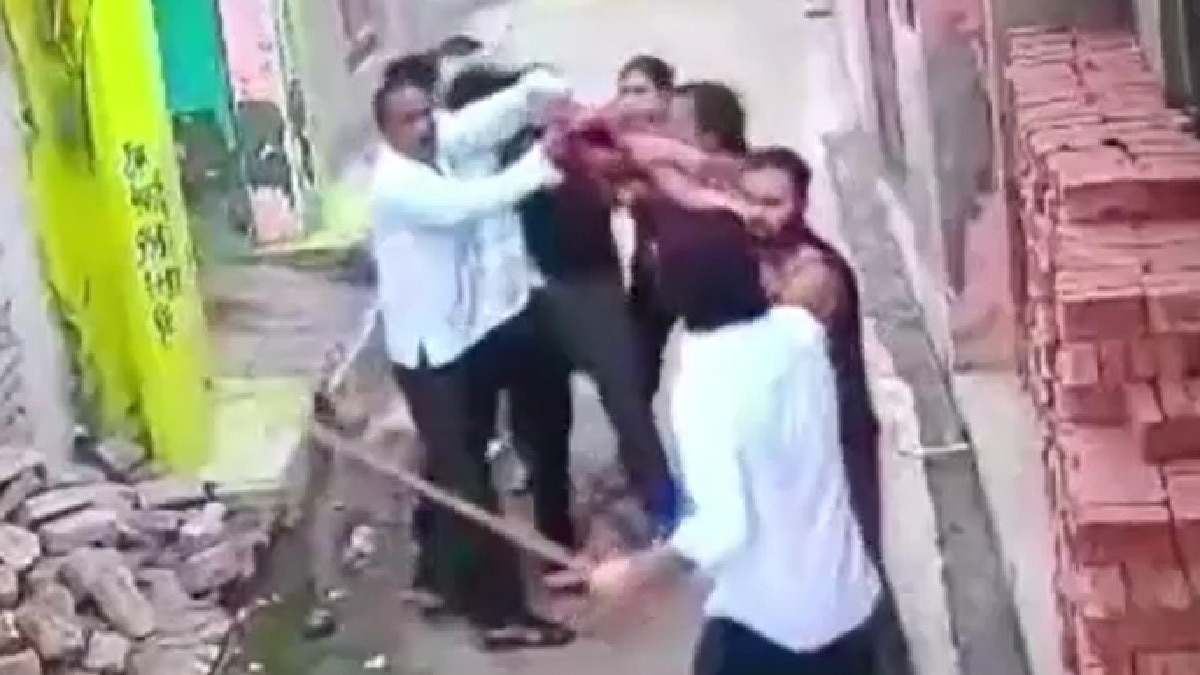  'Pitbull attack' captured on CCTV