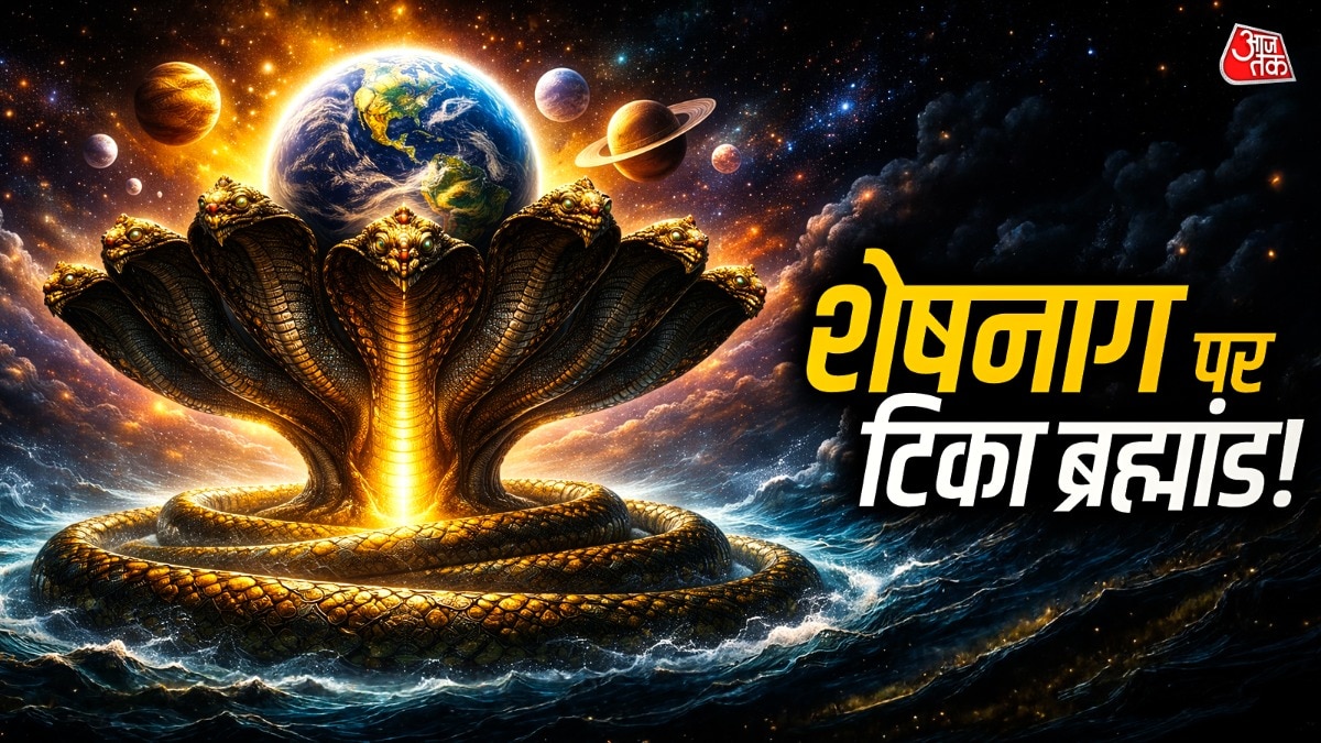 शेषनाग के फन पर टिका पर ब्रह्मांड! (Photo: ITG)