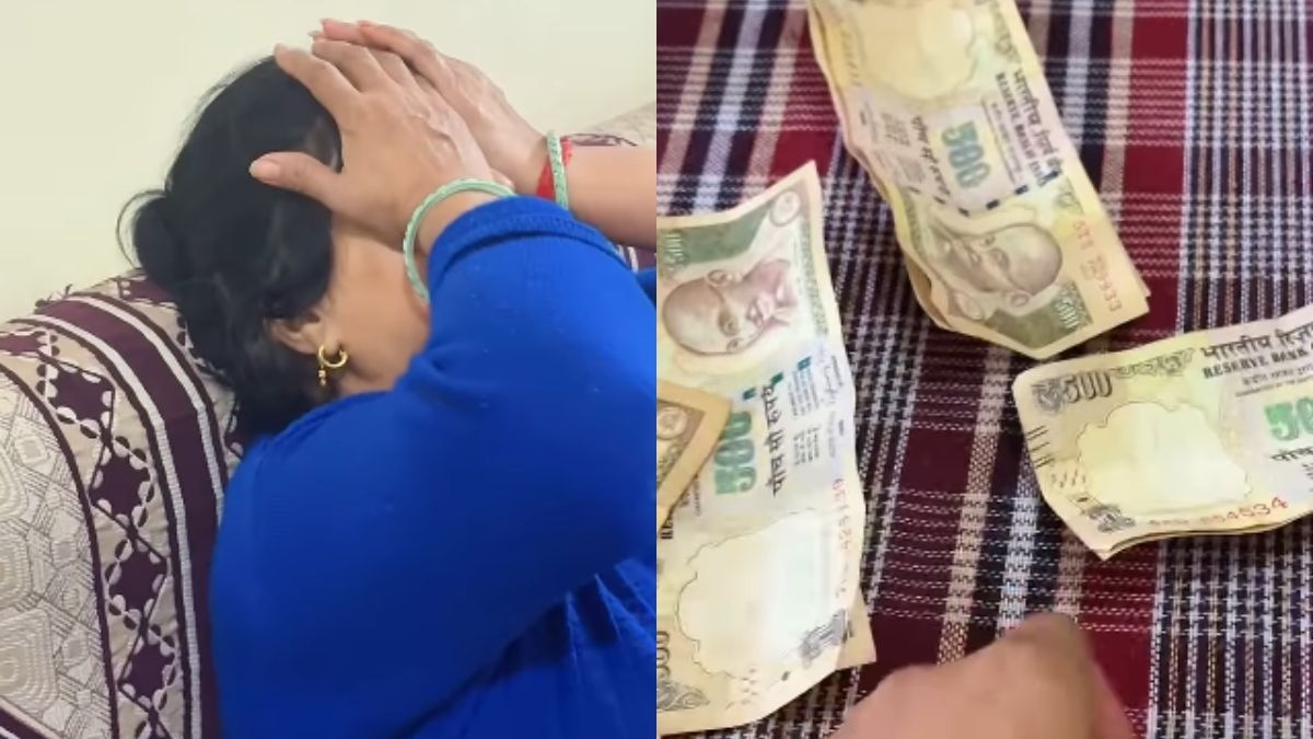 महिला  ने पति से छुपाकर रखे पैसे को भूल गई. (Photo : insta/@ayushidixit)