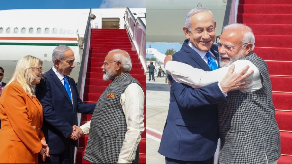 Netanyahu blue tie, PM Modi Israel visit,