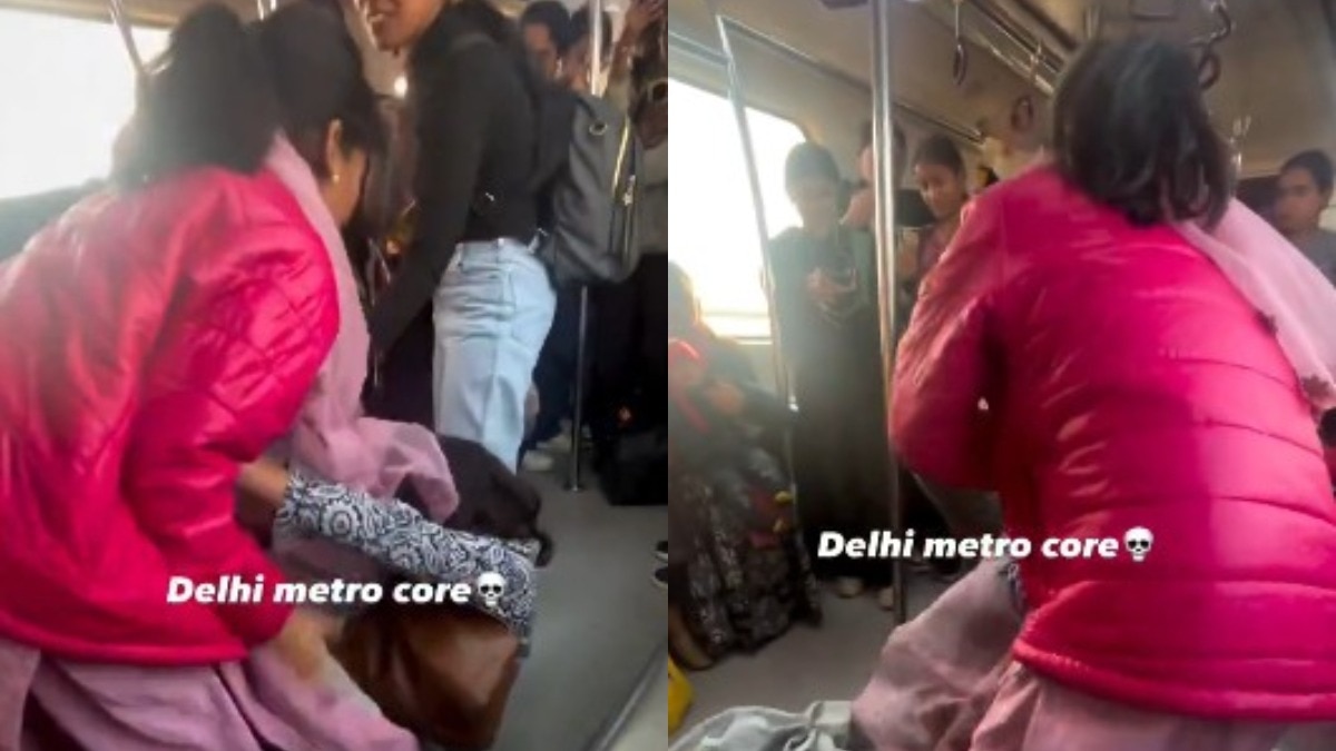 delhi-metro-women-seat-fight-viral-video-clip
