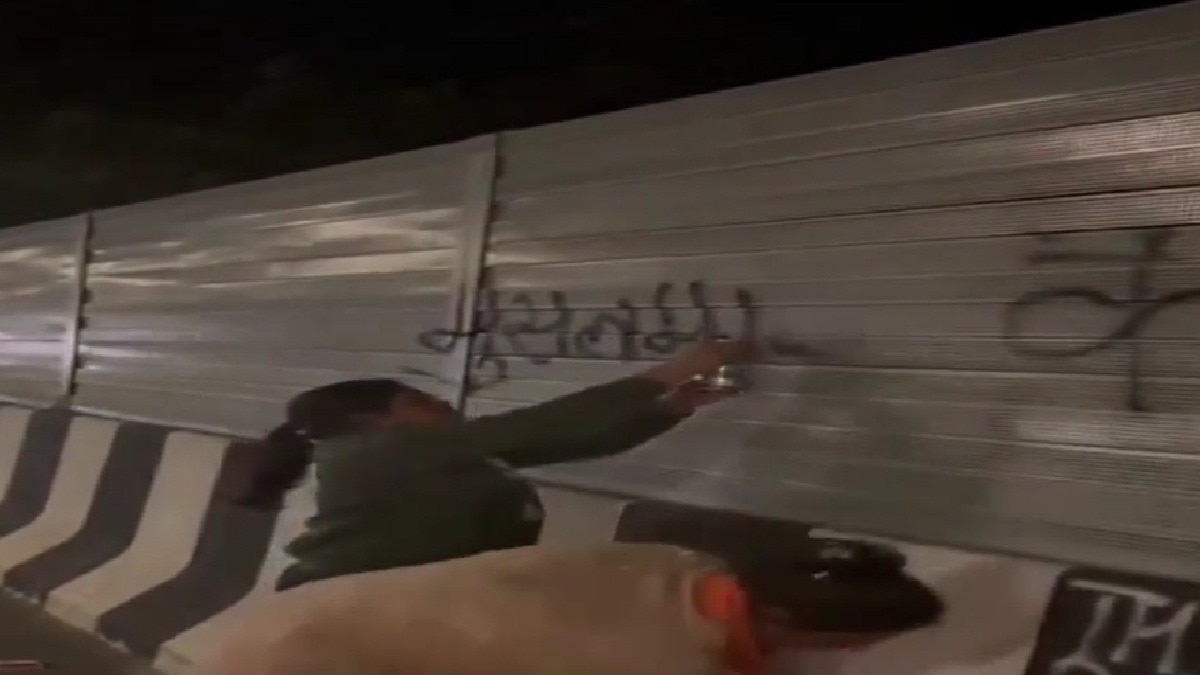 delhi dehradun nh72a graffiti this road not for muslims case registered