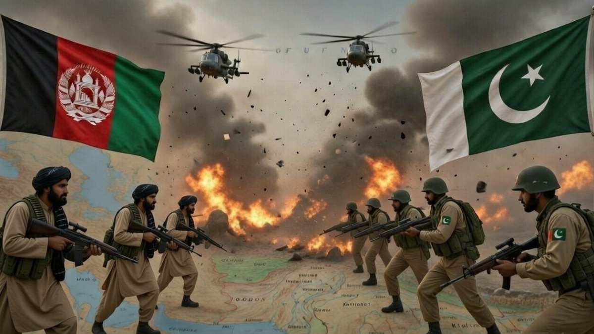 तालिबान ने पाकिस्तान की कठपुतली बने रहने से इनकार किया था, जंग तो होनी ही थी. (फोटो- AI generated)