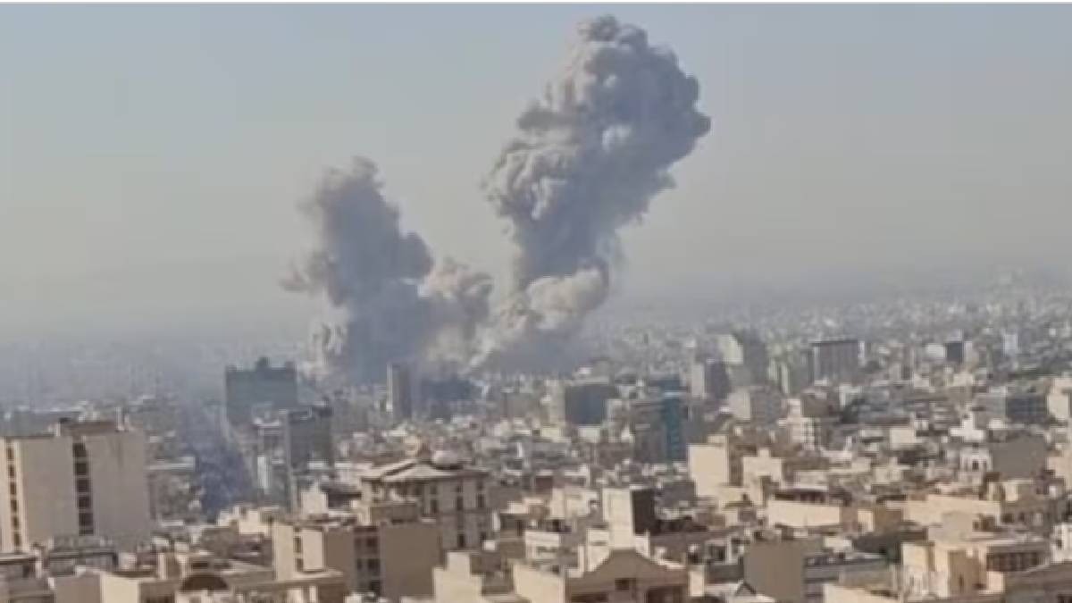 explosion in tehran iran