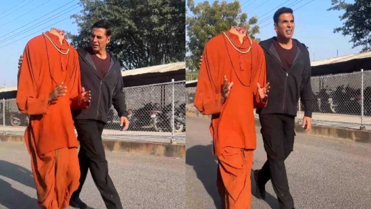 भूत बंगला का प्रमोशन करते अक्षय कुमार (Photo: Instagram/@akshaykumar)