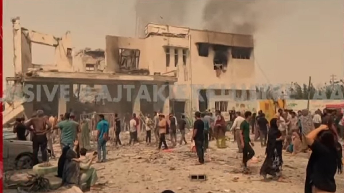 इजरायल के हमल में 36 छात्राओं की मौत हो गई. (Photo: Screengrab)