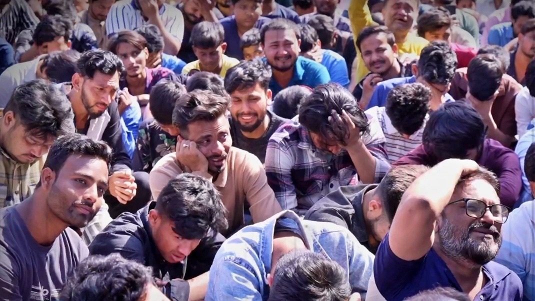 Shia community protests in Lucknow (Photo- Screengrab)