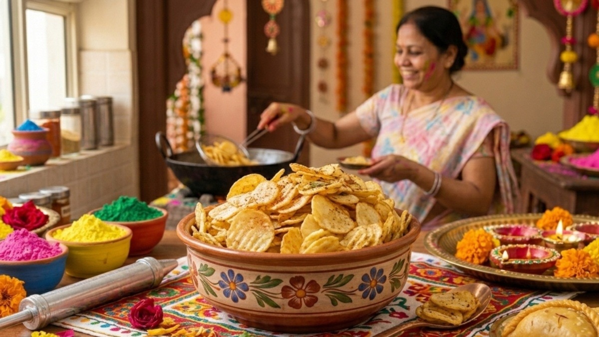 instant potato chips recipe for holi 