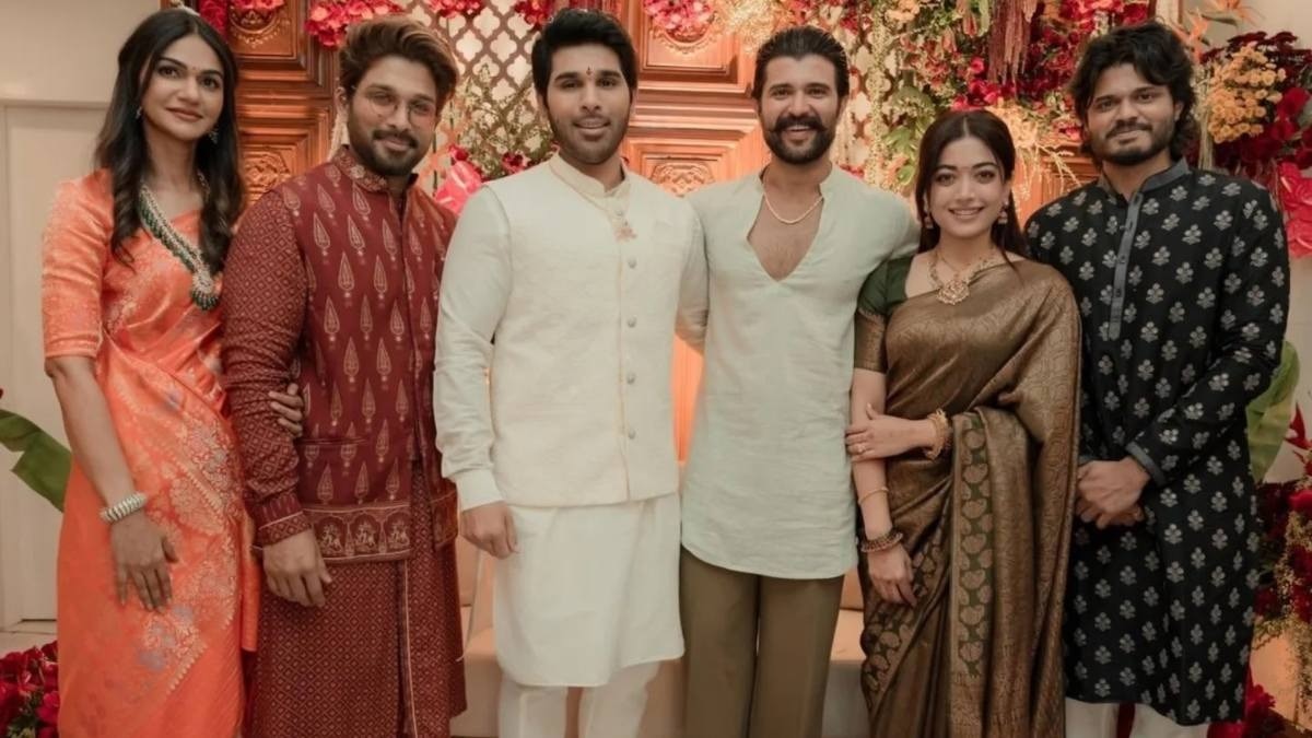 Allu Arjun,Vijay Devarakonda,Rashmika Mandanna