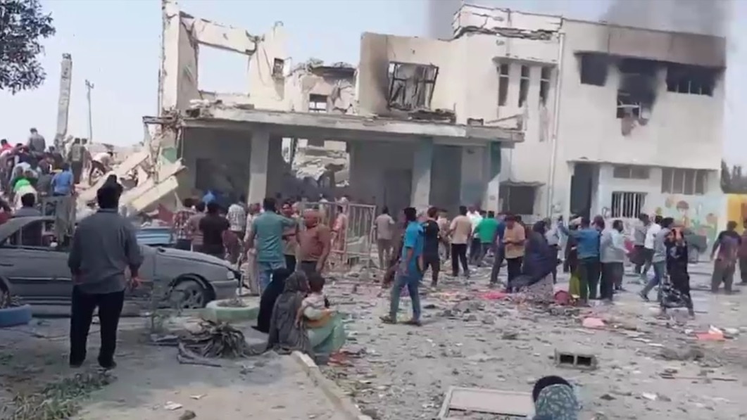 iran israel us tension school attacked students killed