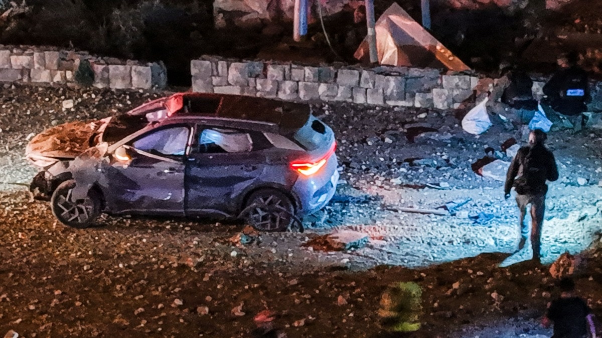 ईरानी हमले के बाद यरुशलम के हालात (Photo: Reuters)