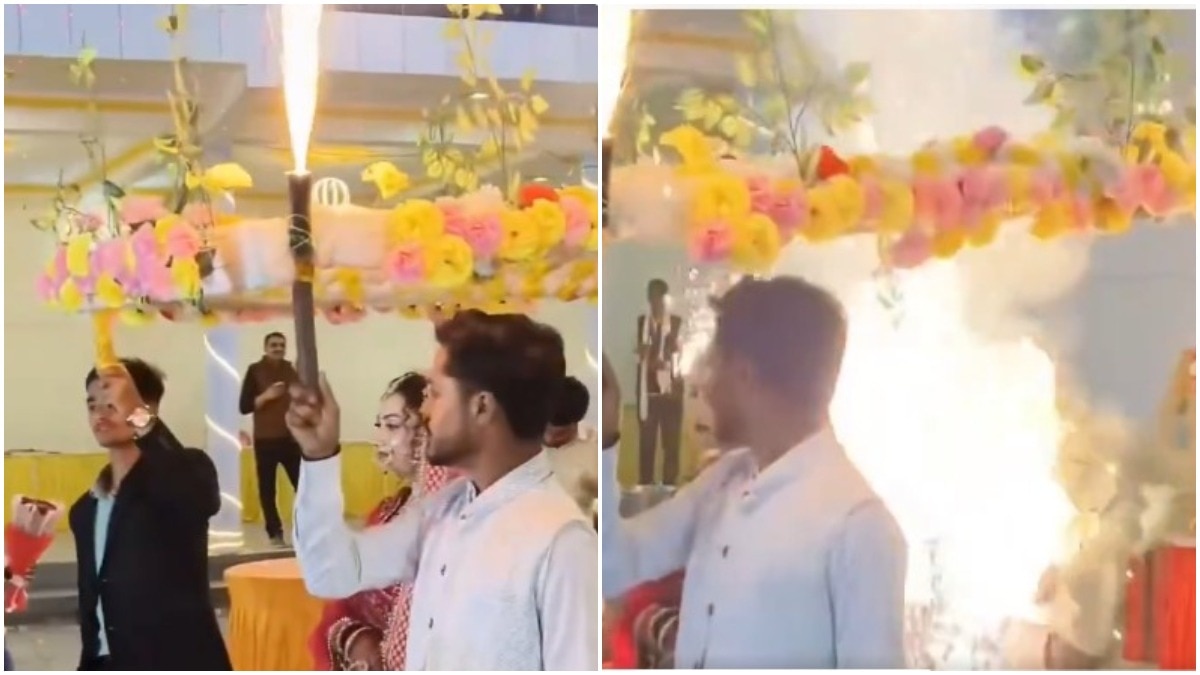bride-escapes-fire-viral-video-mashal-flames-inch-away-wedding-drama