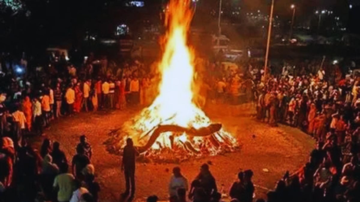 होलिका दहन का त्योहार