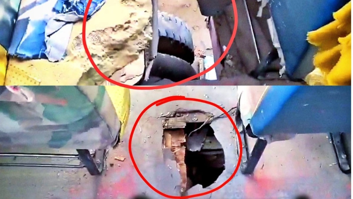 dilapidated condition of bus sparked public anger (Photo- Screengrab)