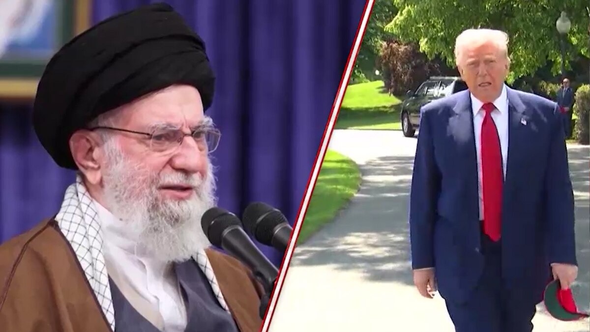 Trump and Khamenai Iran