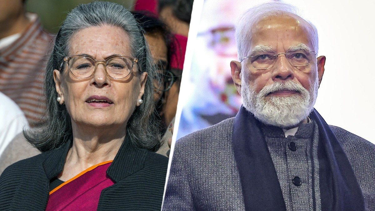Sonia Gandhi Narendra Modi 