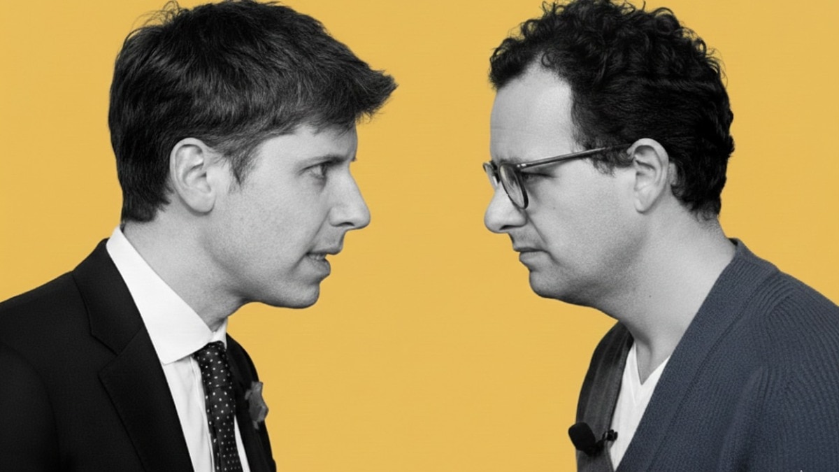 OpenAI CEO Sam Altman and Anthropic CEO Dario Amodei