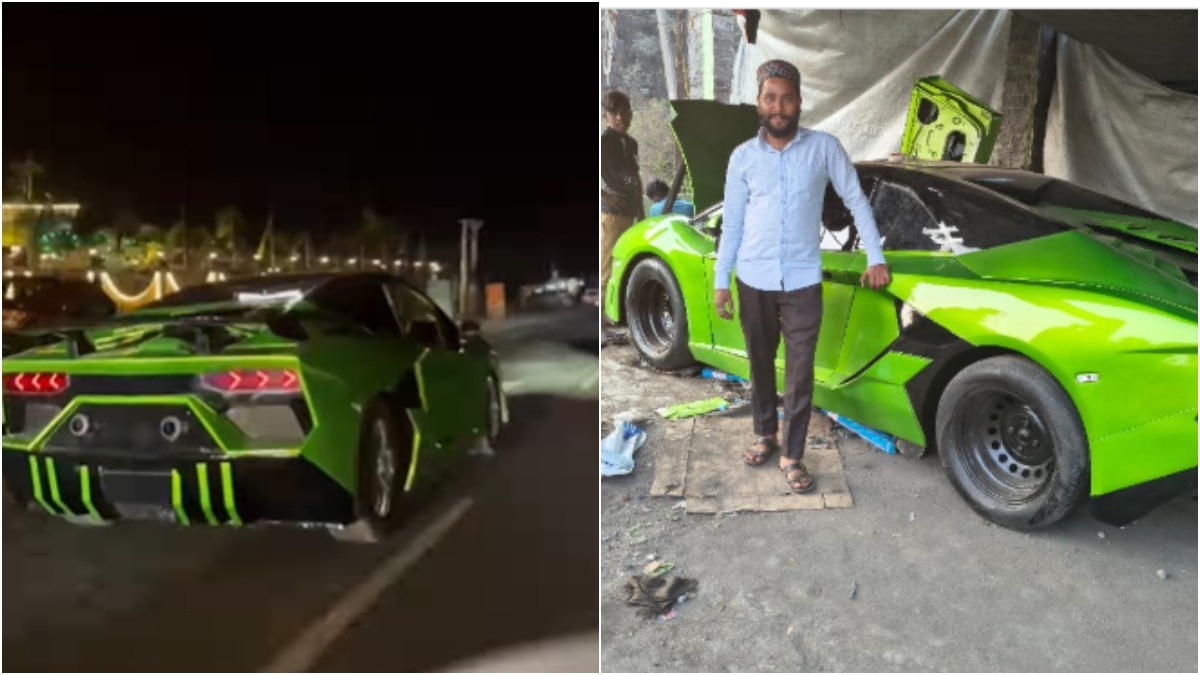 Maruti 800 modified to Lamborghini