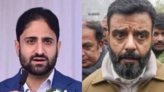 FIR registered against Ruhullah and Junaid Mattoo.FIR registered against MP Ruhullah and Junaid Mattoo.