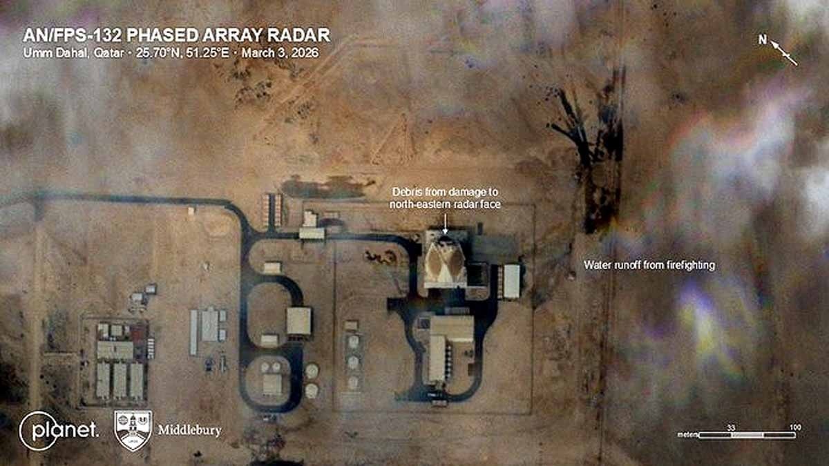 Qatar US Radar Base destroyed