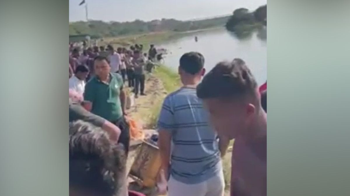 अहमदाबाद में चार युवकों की डूबने से मौत. (Photo: Screengrab)