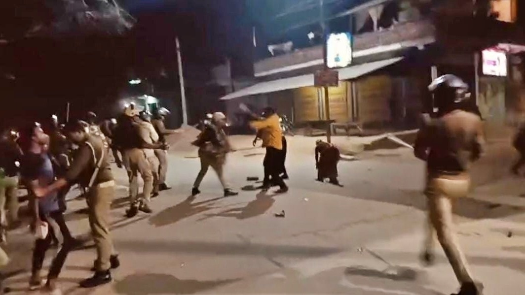 Chaos on Holi in Achalganj (Photo- Screengrab)